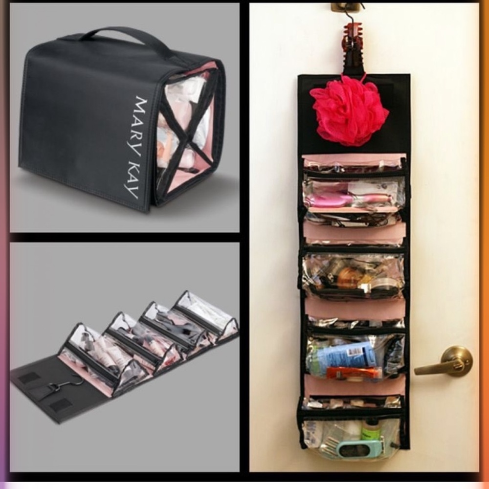 Mary Kay Black Travel Roll-Up Bag